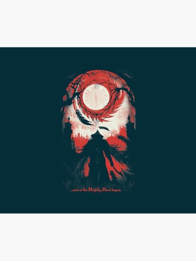 And So The Nightly Hunt Begins Tapestry Official Dark Souls Merch