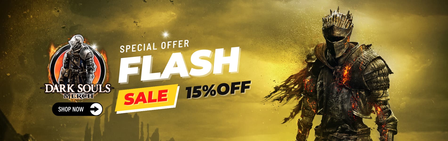 Dark Souls Merch Banner
